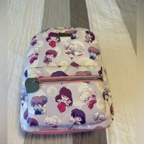 InuYasha Pastel Chibi Character Mini Backpack - Picture 3 of 9